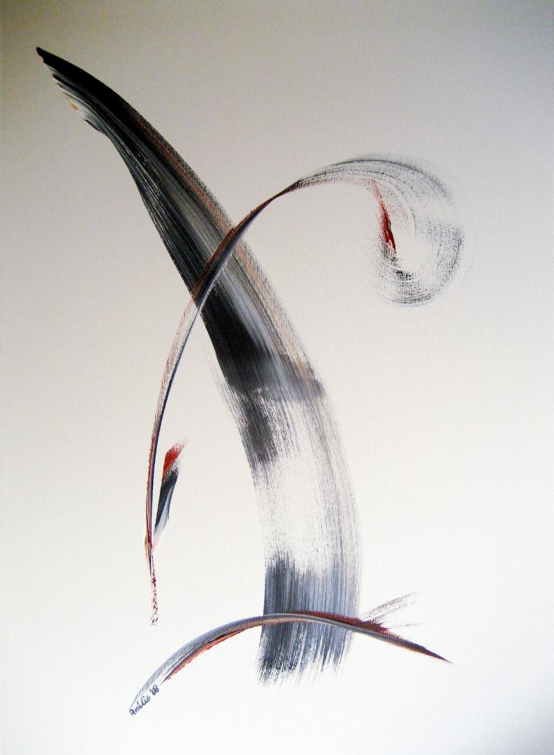 Minimalismus in Acryl – Manchmal ist weniger mehr
