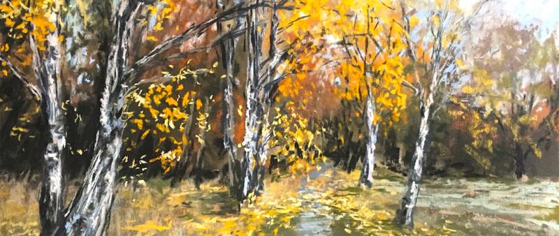 After Work: Herbstbäume in Pastell