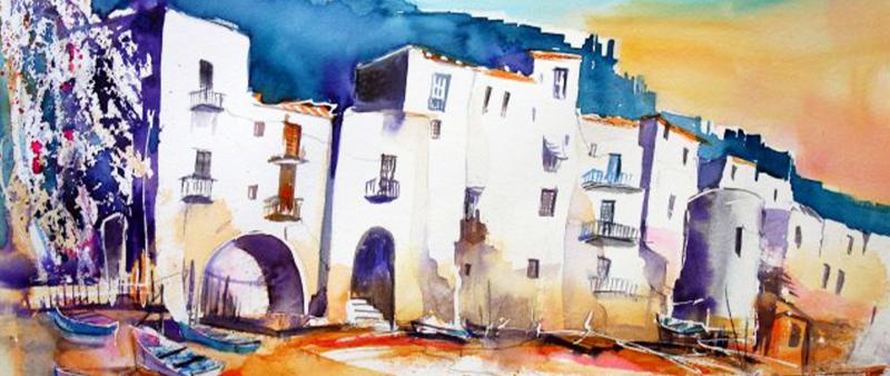 After Work: Postitiv denken, negativ malen! Negativmalerei im Aquarell