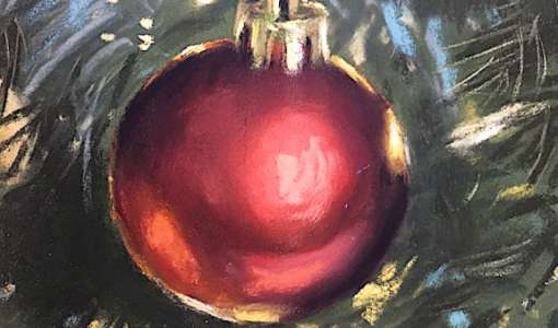 After Work: Christbaumkugel in Pastell