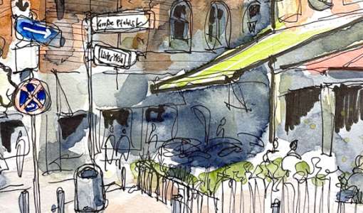 After Work: Urbane Staffage im Urban Sketching